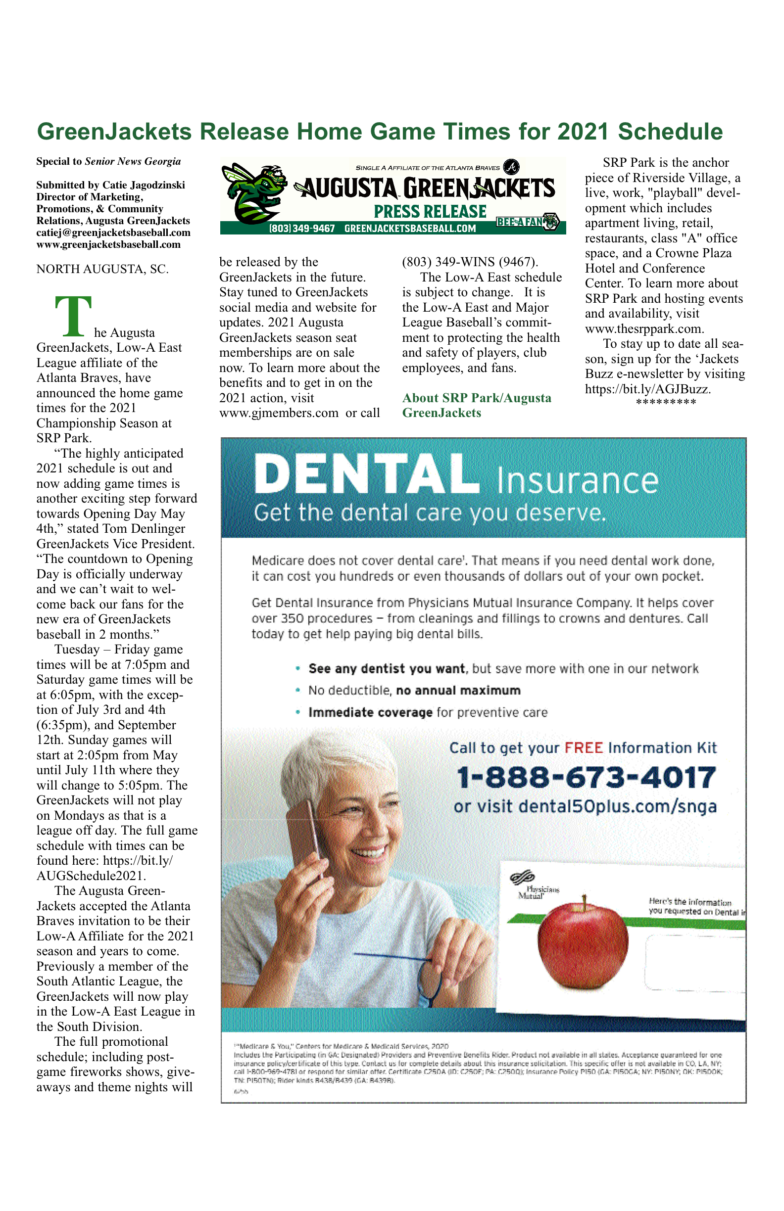 GreenJacketsScheduleapril21