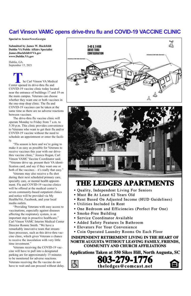 CarlVinsonVAMCDriveThruVacClinic