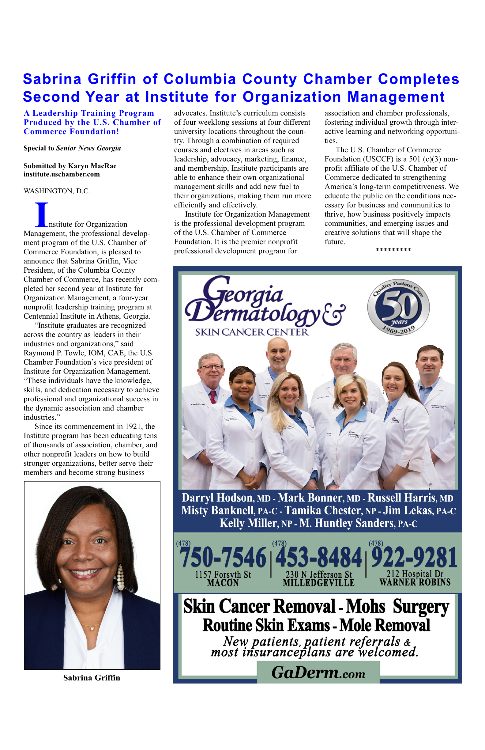 SabrinaGriffinCompletesTrainingProgram