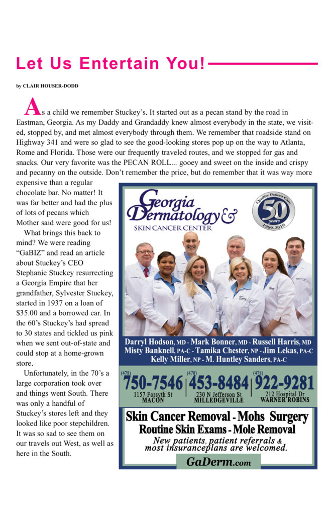 Dermatology clinic advertisement with doctor photos.