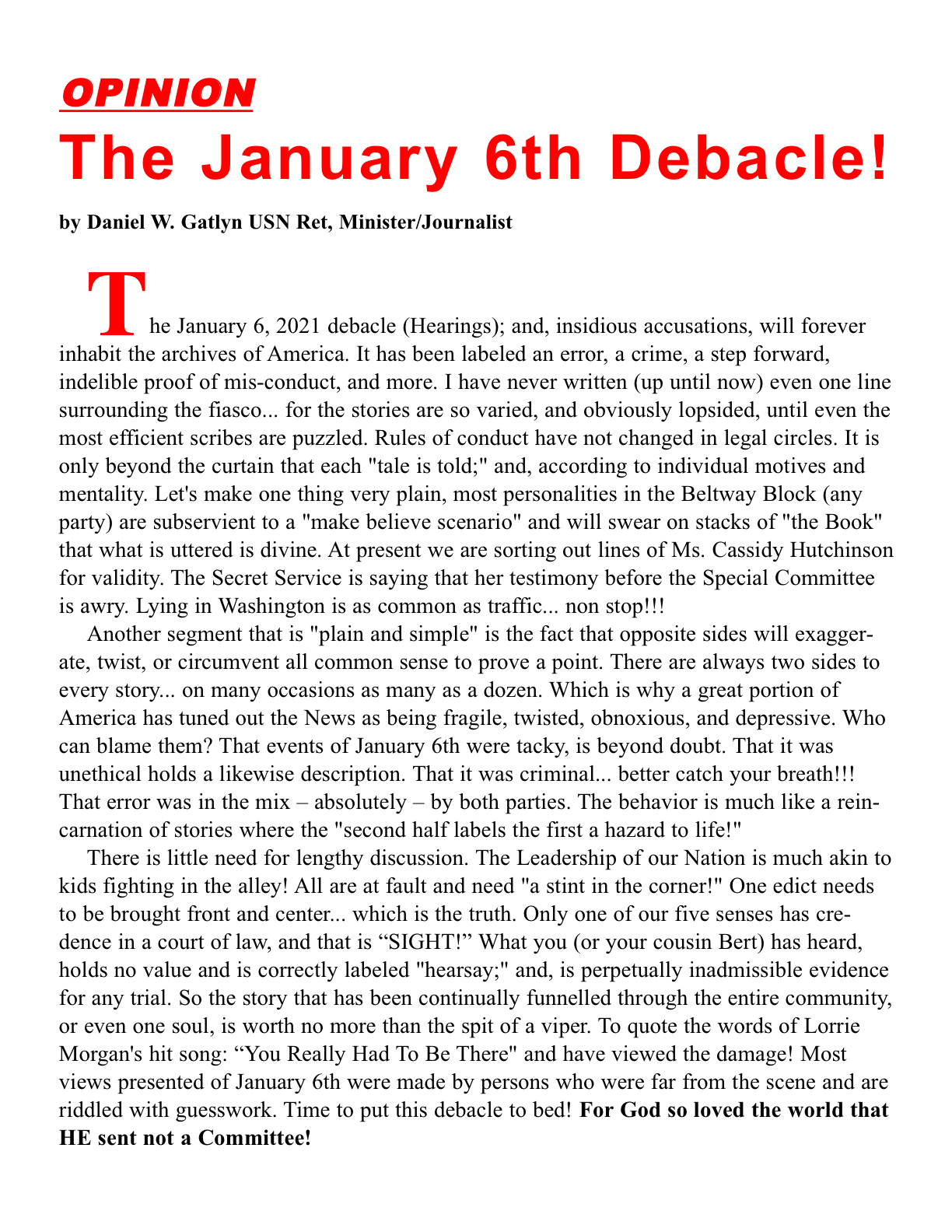 Opinion-TheJanuary6thDebacle