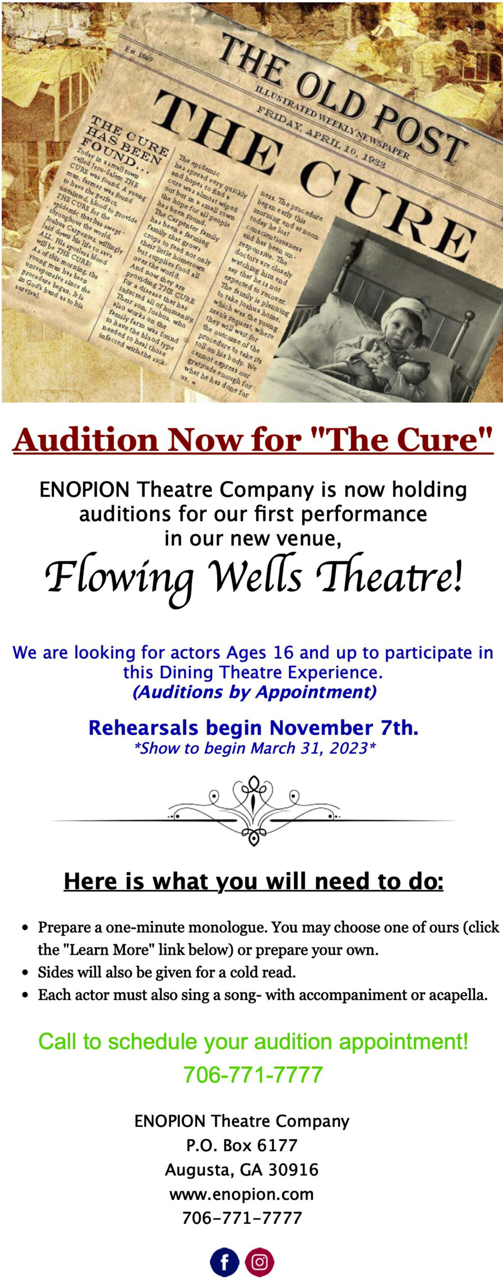 ENOPIONAuditionsHappeningNow