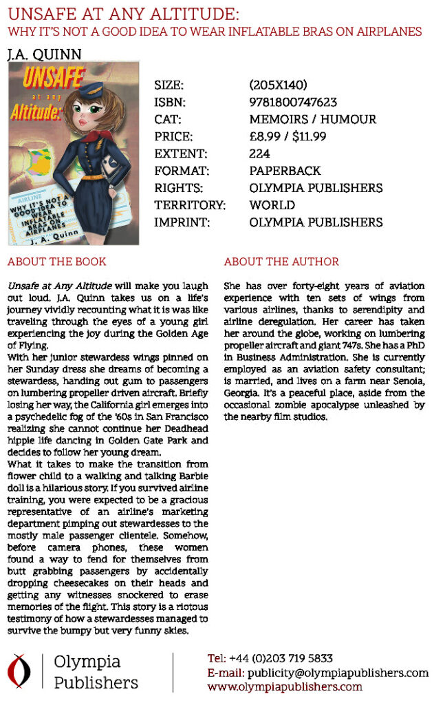 Book description with author details and contact information.