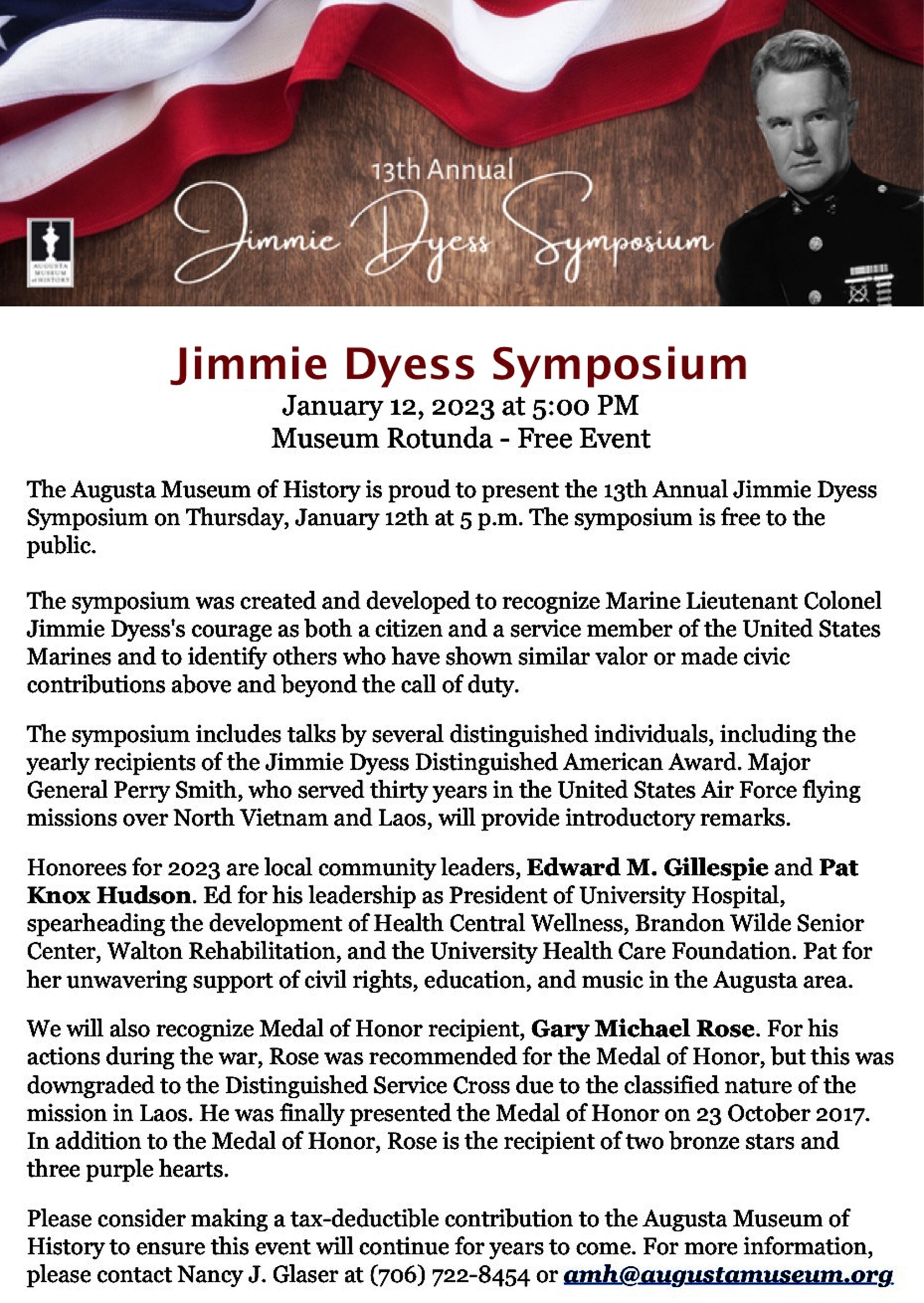 JimmieDyessSymposiumSetForJan12_1