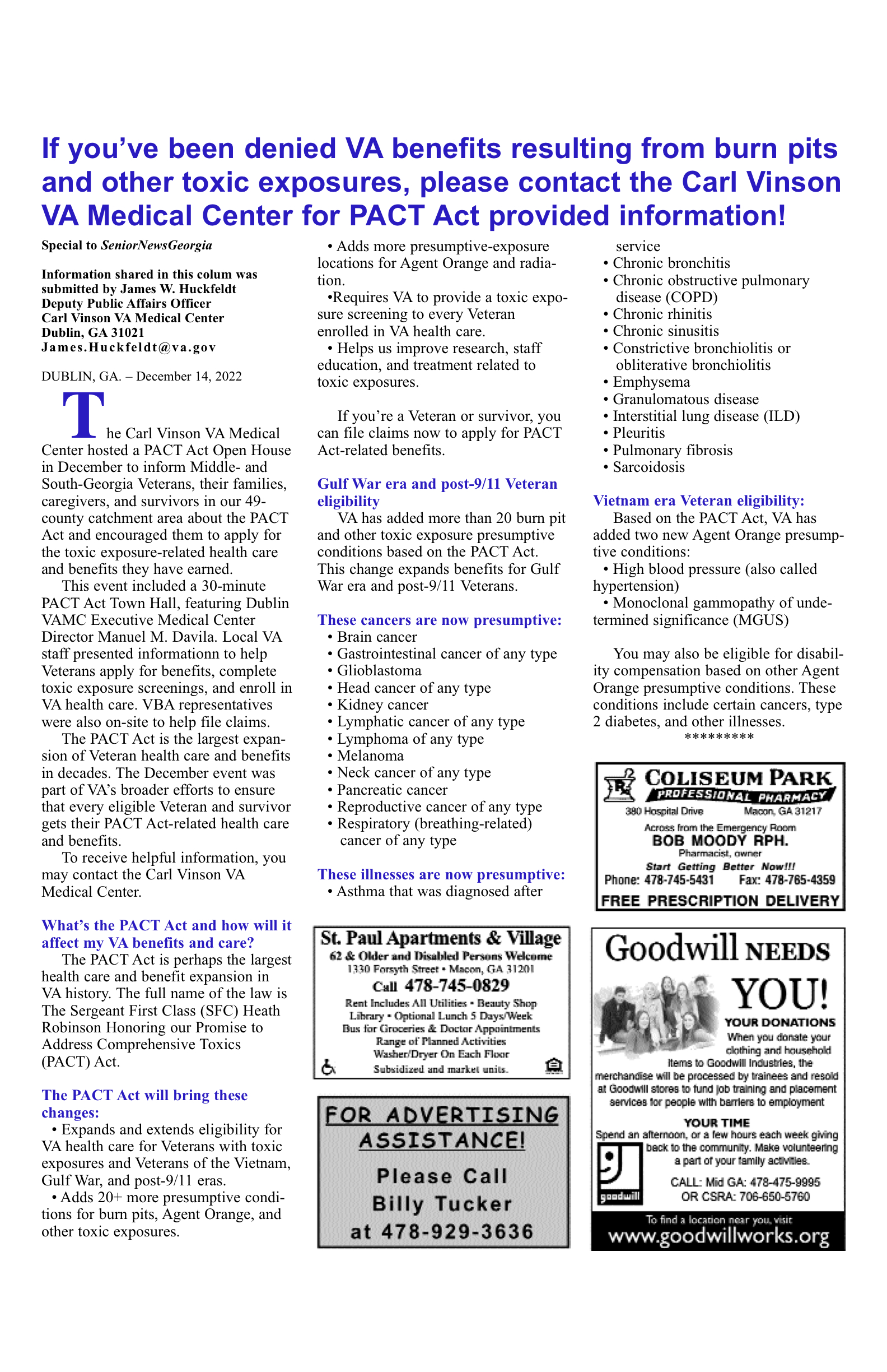 PACTActInformationForVeteran