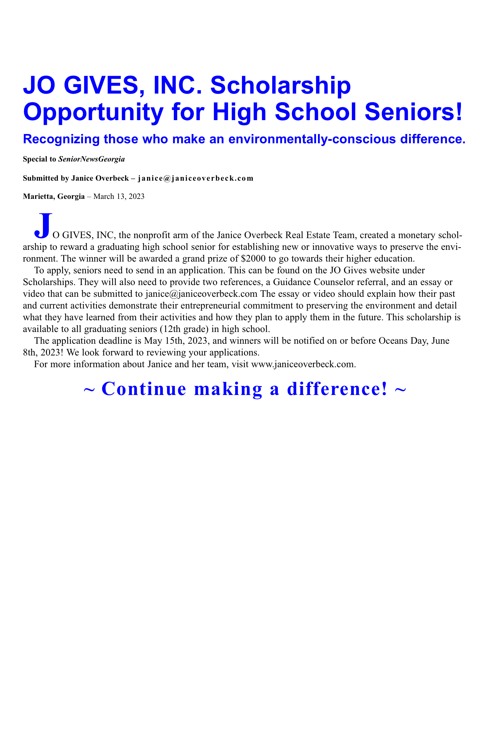 JOGivesScholarship2023