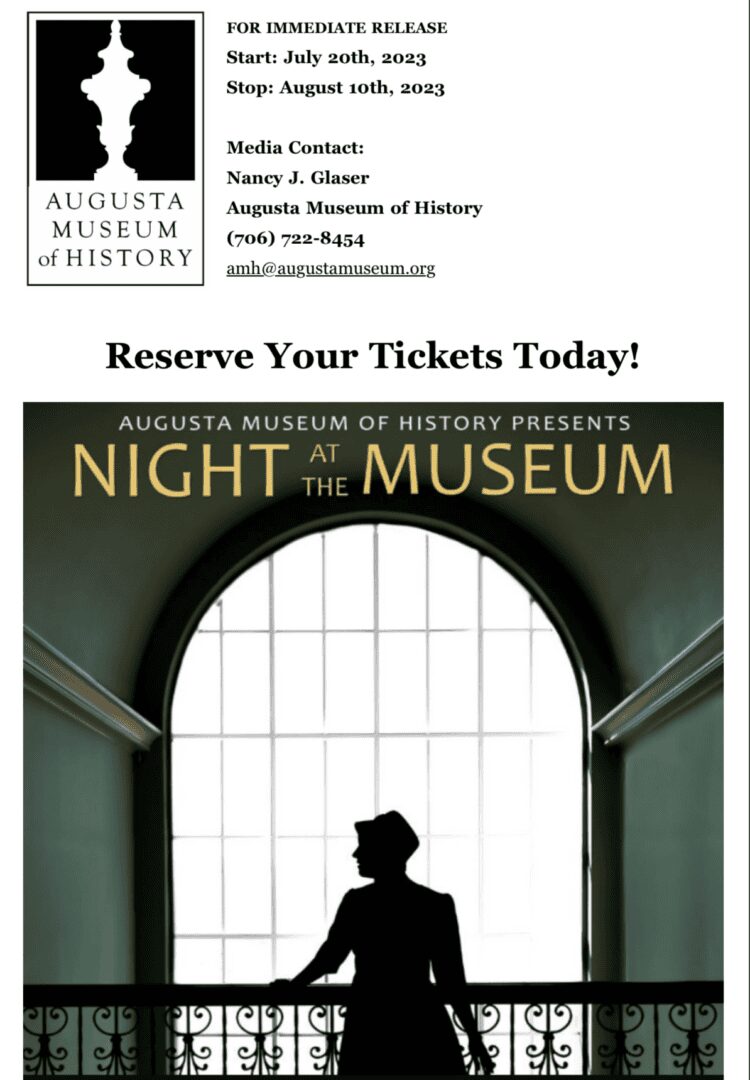 Silhouette by arched museum window poster