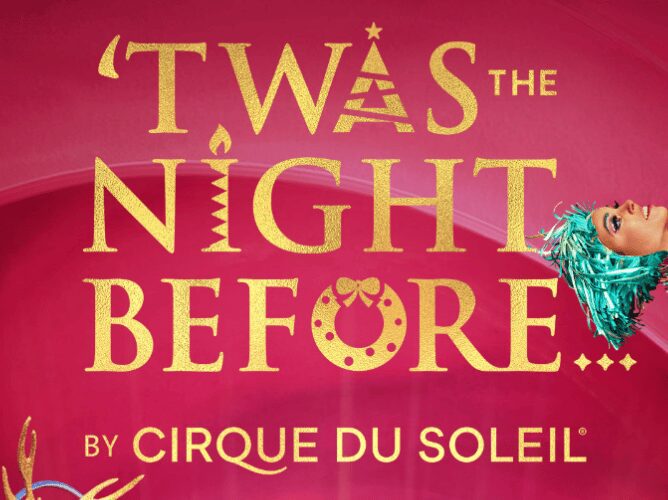 'Twas the Night Before' Cirque du Soleil poster.