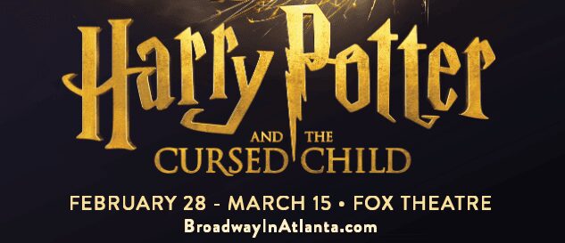 Harry Potter play at Fox Theatre poster.